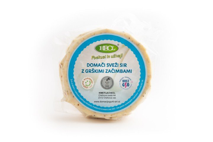 SVEŽI SIR Z GRŠKIMI ZAČIMBAMI (timijan, origano, bazilika, KORIANDER, poper)