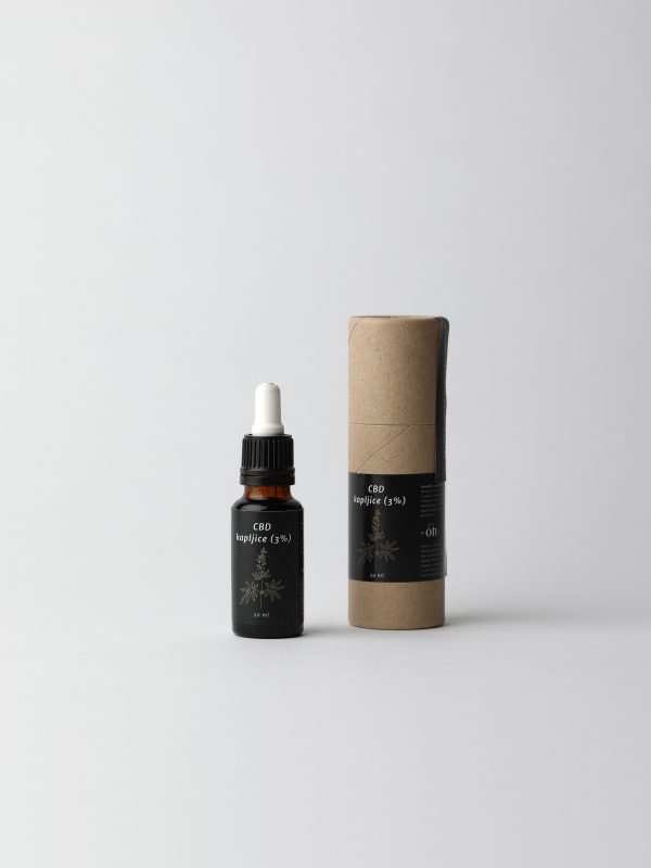 BIO CBD - konopljine kapljice 5% 20ml POLNI SPEKTER
