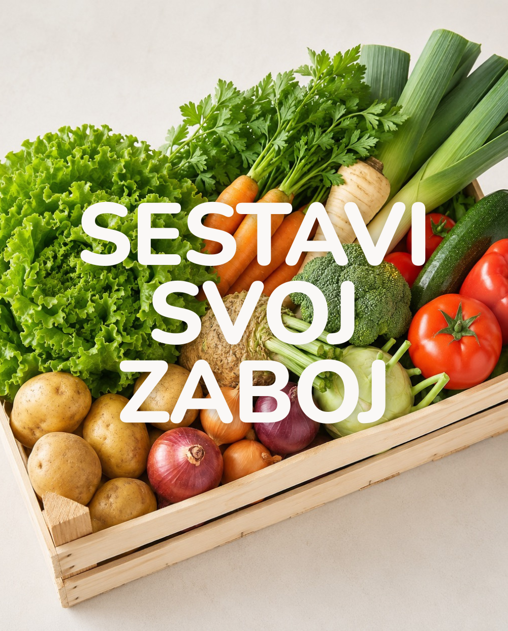 Zabojček zelenjave po meri M - 5 kg