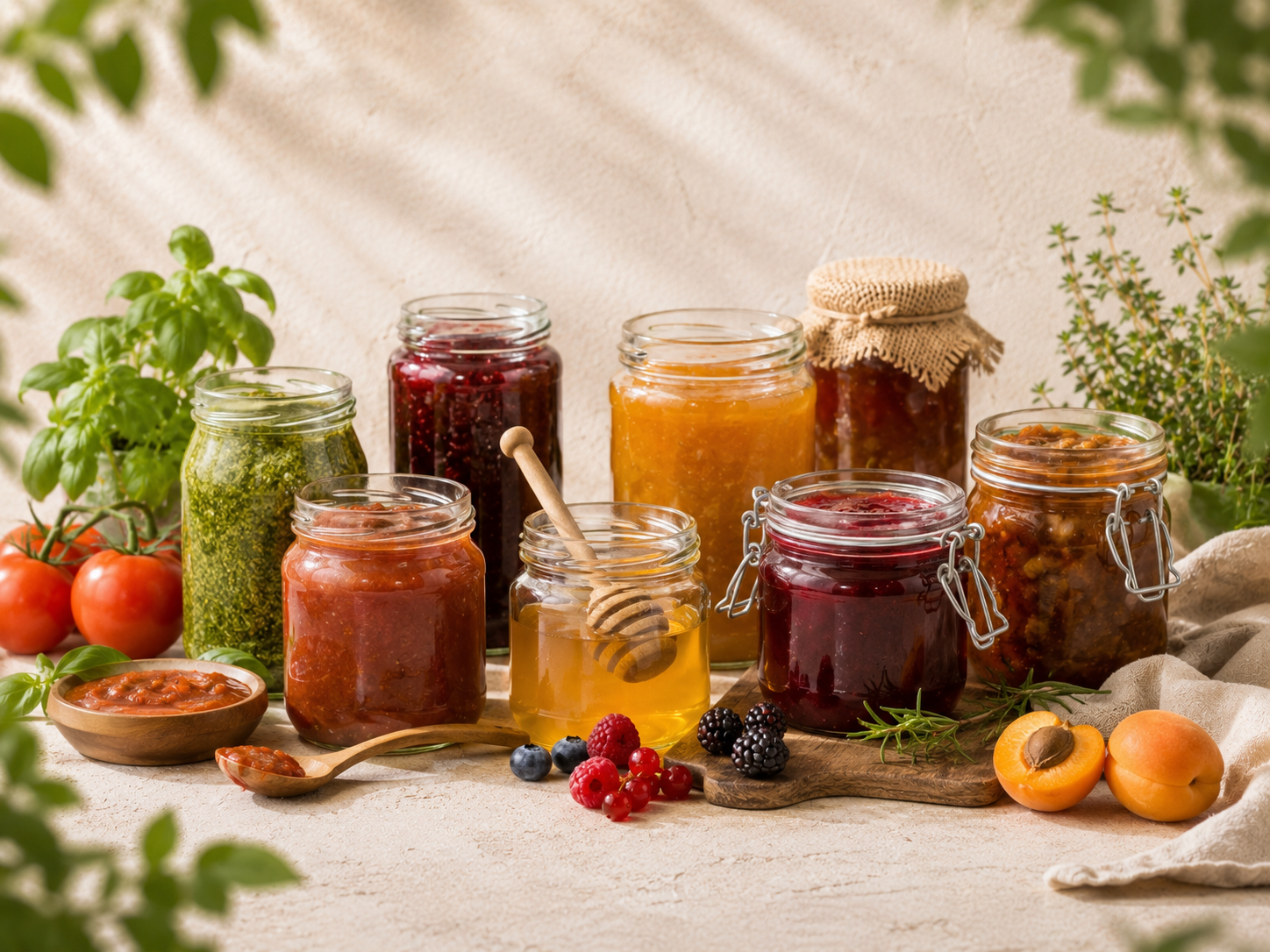 Čebelji izdelki, med, omake, marmelade